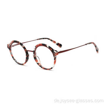 Beliebtes besonderes schönes Design viele Farben Patchwork Acetat Brille Stile
